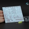 Quinta studio QP+48059 Набор экстерьера Су-30СМ: накладки, лючки и панели, ствол пушки, ОЛС и штанга дозаправки (Звезда) 1/48