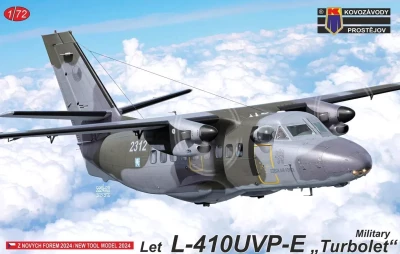 Kovozavody Prostejov 72437 LET L-410 UVP 'Turbolet' Military (4x camo) 1/72