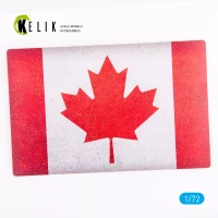 Reskit S72086 Canada Flag Base Acrylic 3 mm (280x180) 1/72