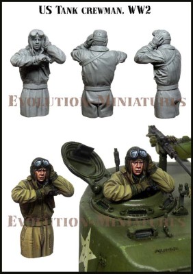 Evolution Miniatures 35224 Танкист США, выглядывает из люка 1/35
