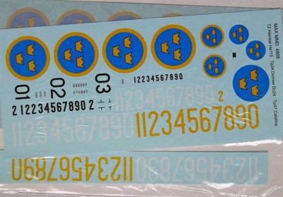Maestro Models MMCD-4808 1/48 Decals Swedish AF Seaplanes (T2,Tp 24,Tp 47)