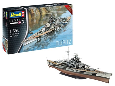 Revell 05096 Tirpitz German Battleship (Due Oct 23) 1/350