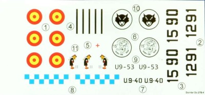 LF Model C3225 Decals Dornier Do 27B-4 Spain (REV) 1/32