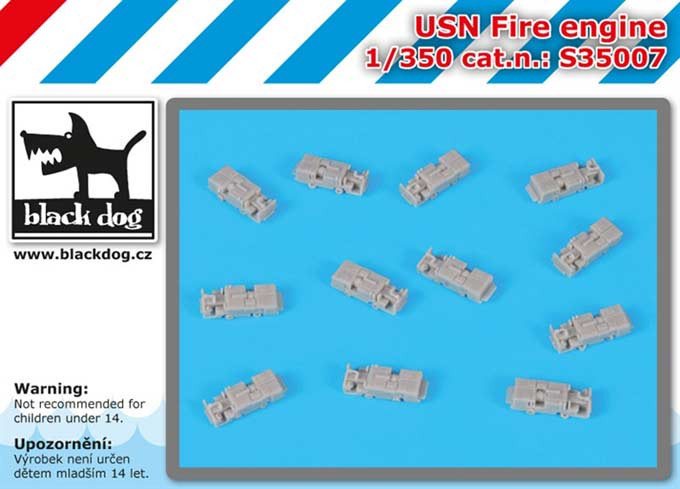BlackDog S35007 1/350 USN Fire engine