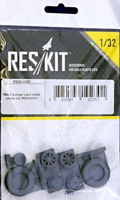 Reskit RS32-0230 TBM-3 Avenger Land based Колеса (TRUMP) 1/32