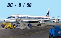 Mach 2 GP110DEL Douglas DC-8-50 Delta Air Lines 1/72