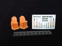 Metallic Details MDR3251 Supermarine Spitfire Mk.I to Mk.IX x 2 with(3D-Printed) seatbelts 1/32