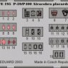 Eduard FE195 P-39/P400 placards