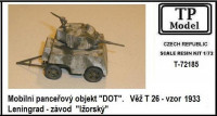 Tp Model T-72185 Mobile armored DOT w/ turret T-26, m.1933 1/72