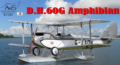 Avis 72027 Гидросамолет D.H.60G Amphibian 1/72