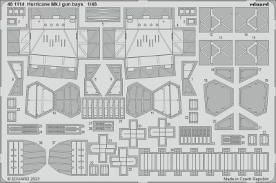Eduard 481114 SET Hurricane Mk.I gun bays (HOBBYB) 1/48