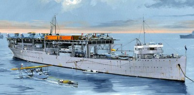 Trumpeter 05632 Langley AV-3 Американский Авианосец 1/350