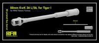 RFM 2098 3D ствол с металлической вставкой 88mm KwK 36 L/56 for Tiger I 1/35