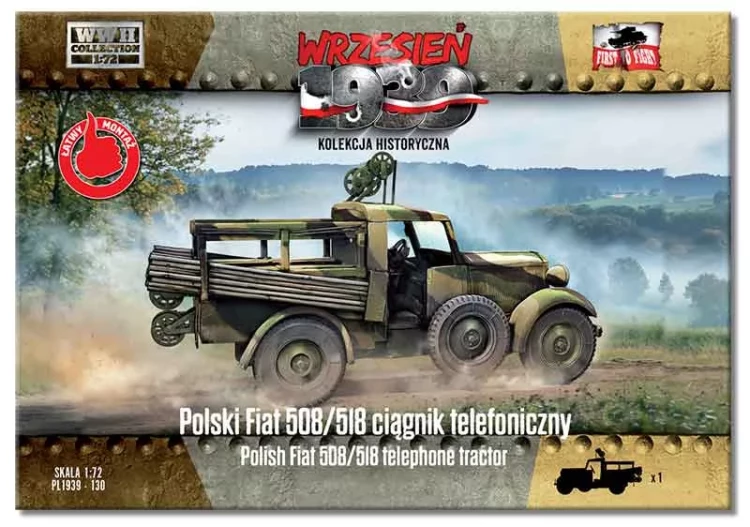 First To Fight FTF-72130 Polski Fiat 508/518 telephone tractor 1/72