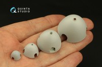 Quinta studio QRV-039 Радиальные клепочные ряды (размер клепки 0.10 mm, интервал 0.4 mm, масштаб 1/72), белые