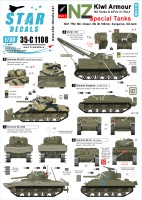 Star Decals 35-C1108 Kiwi Armour # 1. Special tanks - NZ Sherman Mk.IIIs and M31B1 TRV 1/35