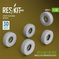 Reskit AV35003 M1240A1 M-ATV wheels set - weighted (RFM) 1/35