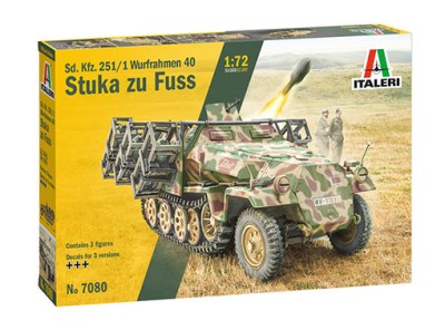 Italeri 07080 Sd. Kfz. 251/1 Wurfrahmen Stuka zu Fuss 1/72