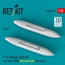 Reskit RSU48-597 F-14 Tomcat extern.fuel tanks 1000l w/ pylons 1/48