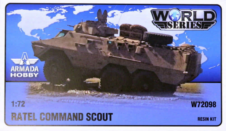 Armada Hobby W72098 RATEL Command Scout (resin kit) 1/72