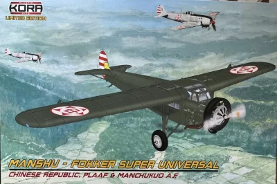 Kora Model PK72184 Manshu-Fokker Super Universal (Chinese serv.) 1/72
