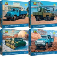Набор от AVD Models - 4 модели в 1/35 (3505AVD, 3506AVD, 3508AVD, 3510AVD)