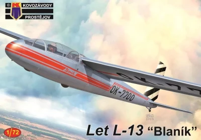 Kovozavody Prostejov 72412 Let L-13 'Blanik' (4x camo) 1/72