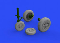 Eduard 648524 BRASSIN 1/48 F-104 wheels late (KIN)
