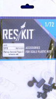 Reskit RS72-0203 Fairey Gannet Type 2 - wheels (REV,SWORD,REV) 1/72