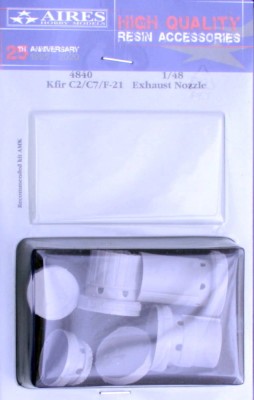 Aires 4840 Kfir C2/C7/F-21 exhaust nozzle (AMK) 1/48