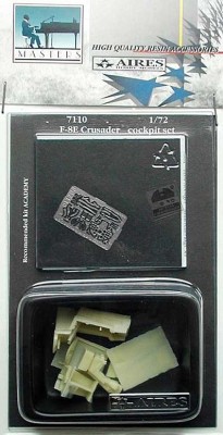 Aires 7110 F-8E Crusader cockpit set 1/72