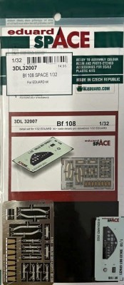 Eduard 3DL32007 Bf 108 SPACE (EDU) 1/32
