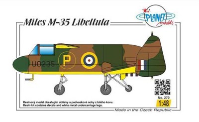 Planet Models PLT270 Miles M-35 Libellula (resin kit) 1/48