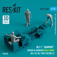 Reskit F72028 MJ-1 Driver&airmens (Gulf War) scene 2 1/72