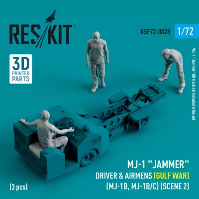 Reskit F72028 MJ-1 Driver&amp;airmens (Gulf War) scene 2 1/72