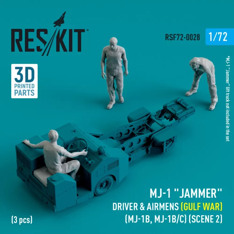 Reskit F72028 MJ-1 Driver&airmens (Gulf War) scene 2 1/72