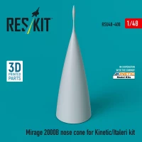 Reskit U48408 Mirage 2000B nose cone (KIN/ITAL) 1/48