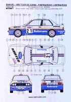 REJI MODELDECRJM264 1/24 BMW M3 - 1989 Tour De Corse (decal)