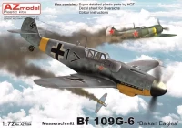 Az Model 78064 Messers. Bf 109G-6 Balkan Eagles (3x camo) 1/72