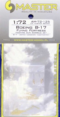 Master AM-72-125 1/72 B-17 Flying Fortress machine gun barrells set
