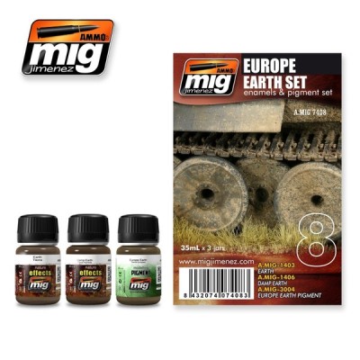 Ammo Mig 7408 Набор Европейская земля