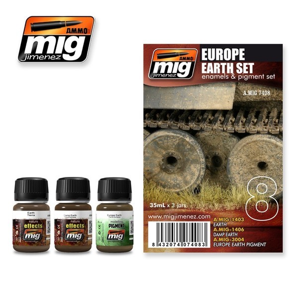 Ammo Mig 7408 Набор Европейская земля