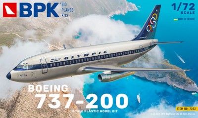 Big Planes Kits 7203 Re-released! Boeing 737-200 OLYMPIC 1\72