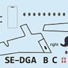 F-rsin Plastic FRP4094 Fokker F-28-1000 SAS 1/144