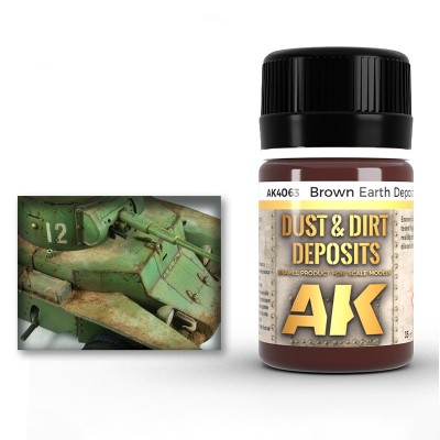 AK Interactive AK-04063 Жидкость Скопление коричневой земли