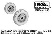 IBG Models U7249 I.A.R. 80/81 Wheels Groove Pattern 1/72