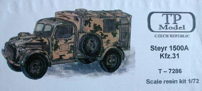 TP Model T-7286 Steyer1500A Kfz.31 1/72