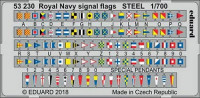Eduard 53230 Royal Navy signal flags STEEL 1/700