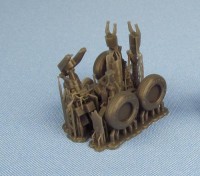Metallic Details MDR48124 BAe Harrier GR1/GR3Landing gears with wheels 3D-printed 1/48