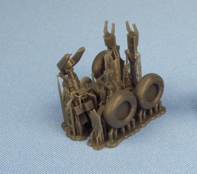 Metallic Details MDR48124 BAe Harrier GR1/GR3Landing gears with wheels 3D-printed 1/48